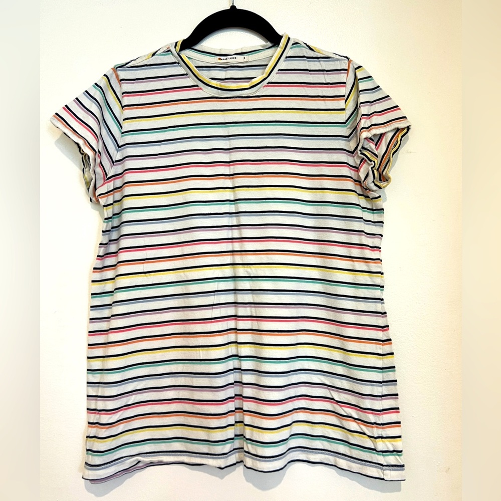 Multicolor striped tshirt